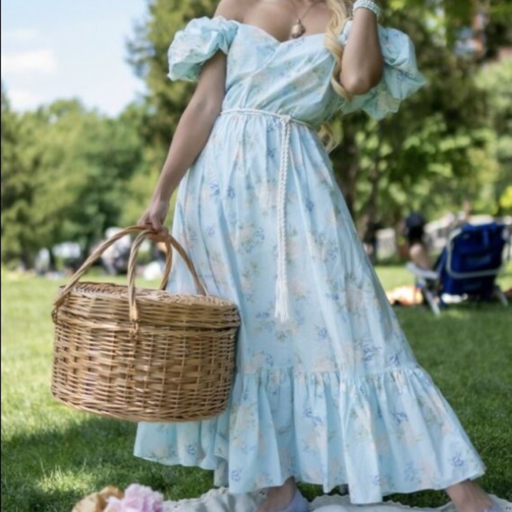 LoveShackFancy Target Estelle Puff Sleeve Dress